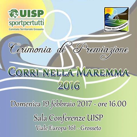 premiazione corri nella maremma 19.02.17