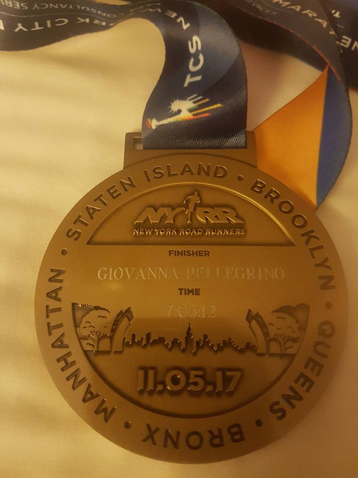 PELLEGRINO GIOVANNA NEW YORK CITY MARATHON 05.11.17 1