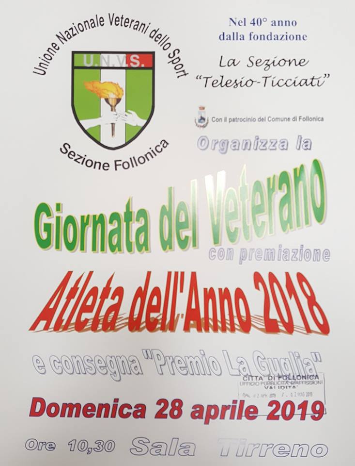 UNVS Atleta dellAnno 2018