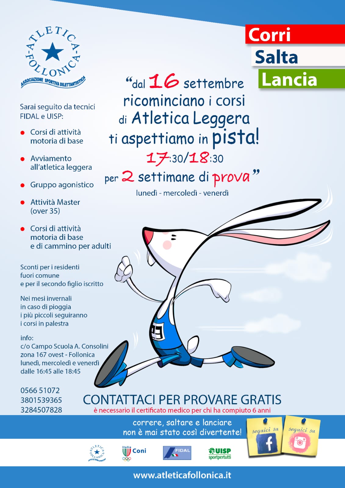 VOLANTINO CORSI 2019 2020