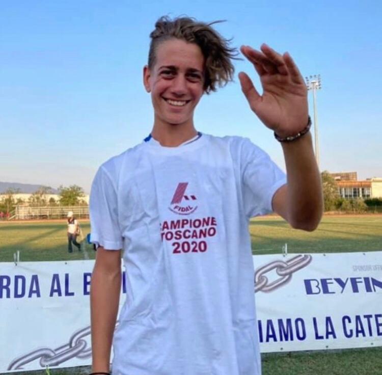 2020.09.12 Matteo Presenti campione toscano nel giavellotto