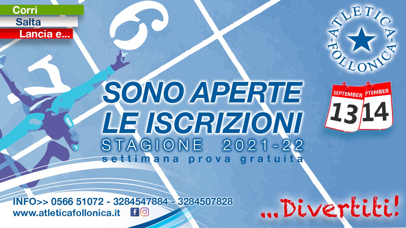 VOLANTINO CORSI ATLETICA 2021 2022